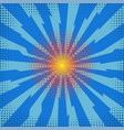explode flash cartoon explosion space burst vector image