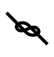 alpinist rope knot icon vector image