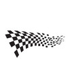 race flag icon design vector image vector image