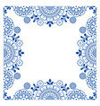 scandinavian nordic folk art style pattern vector image