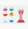 easter toy vending machine vector image vector image