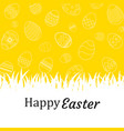 happy easter egg background and wallpapers vector image