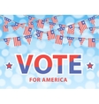 vote for america vector image