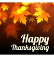 happy thanksgiving background vector image