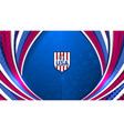 usa background for independence day vector image vector image