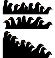 pigeon heads vector image