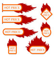 set of sale stickers vector image