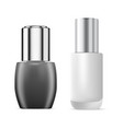 round nail polish bottle nail enamel bottle blank vector image vector image