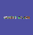 whole grain concept word art vector image