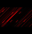 abstract red light black cyber slash geometric vector image