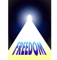 freedom 2 converted 01 vector image vector image