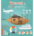 travel infographics vector image