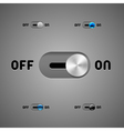 switch buttons vector image vector image