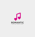 love music symbol or logo template icon element vector image