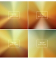 abstract colorful blurred backgrounds vector image