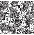 Vertical flower pattern rose tattoo Royalty Free Vector