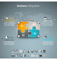 business infographic vector image vector image