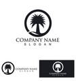 date tree logo template vector image vector image