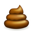 dirty poop crap shit icon transparent background vector image vector image