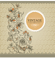 vintage border vector image