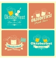 oktoberfest celebration background vector image