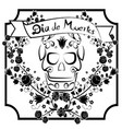 day of the dead 18 vector image