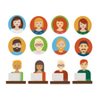 people avatars vector image