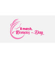 awareness pink ribbon breast cancer vector image