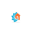 home realty technology logo vector image