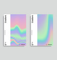 vibrant gradient holographic background vector image