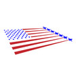 flag usa and military planes take off from vector image vector image