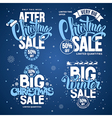 christmas sale vector image vector image