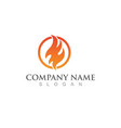 fire fox logo and symbol image vector image vector image