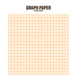 sheet of graph paper with grid millimeter vector image