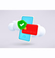 shield with credit card and guard internet vector image vector image
