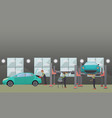 auto spare parts repair concept vector image vector image