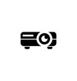 video projector flat icon vector image