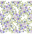 watercolor flowers vector image