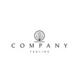 logo on which an abstract image of the suns vector image vector image