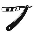 razor blade icon simple style vector image