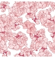 cherry blossom sakura seamless pattern vector image vector image