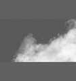 transparent special effect stands out with fog vector image