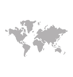 World map icon design Royalty Free Vector Image