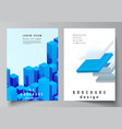 layout a4 cover mockups templates vector image