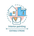 interior painting concept icon home service idea vector image vector image