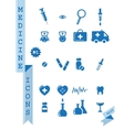 health medicine icons vector image