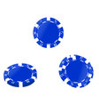 poker chips vector image