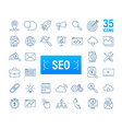 social media marketing business company people vector image