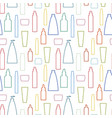 cosmetics bottle pattern vector image vector image