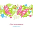 spring background vector image vector image